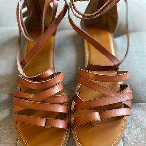 Brown Strappy American Eagle Sandals